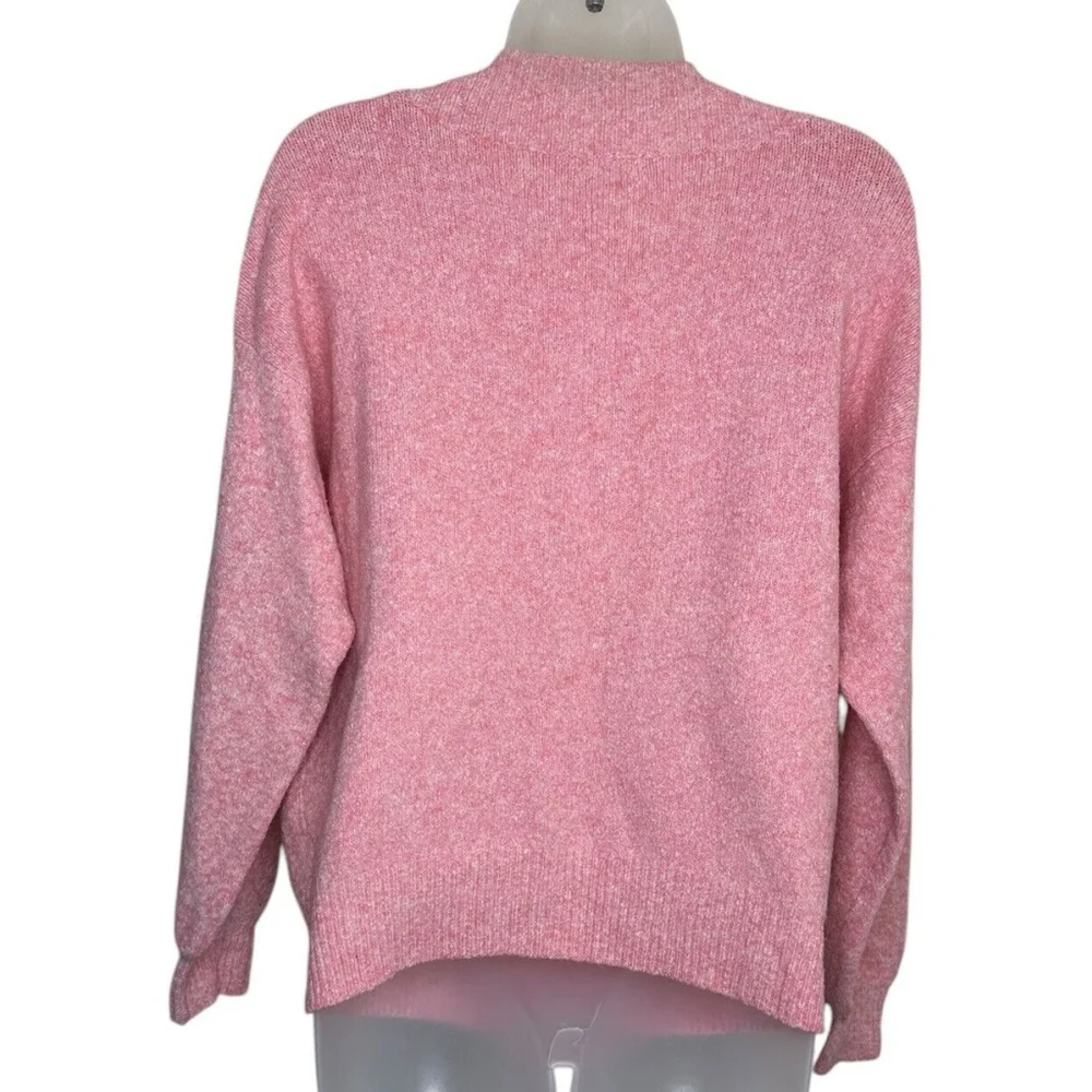 Silence‎ + Noise Urban Outfitters Crossover Sweater Size XS Pink Soft & Cozy